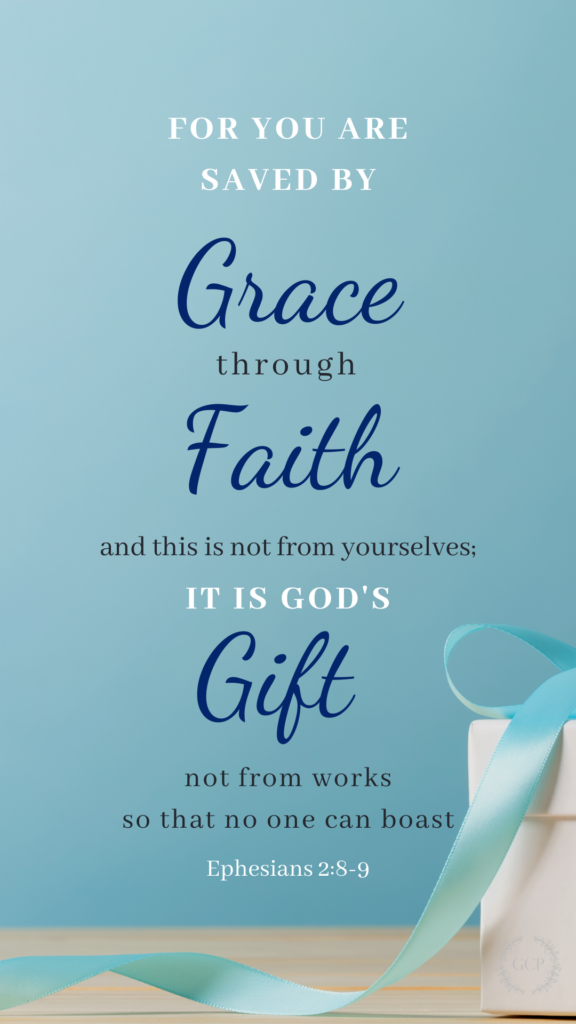image of save by grace wallpaper bible verse