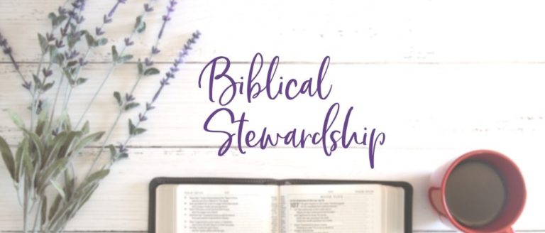 being a good steward scripture