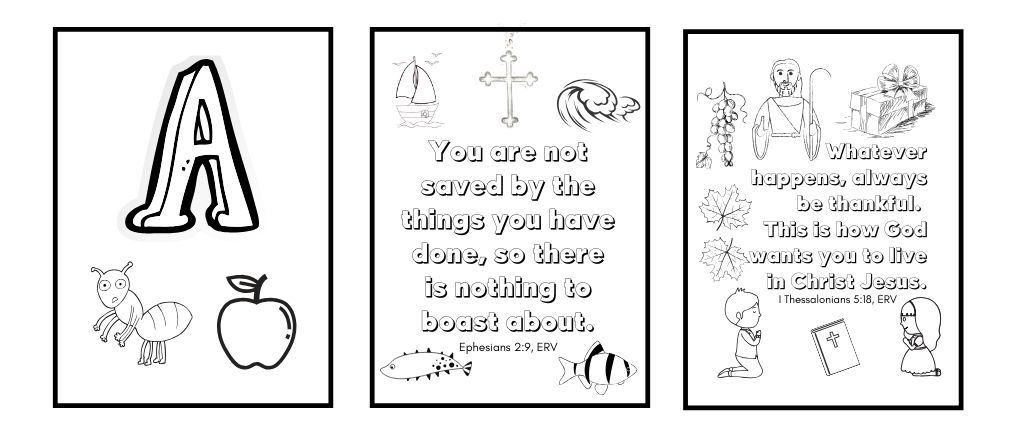 children in the bible coloring pages