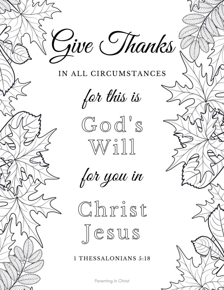 Bible Verse Coloring Pages For Adults - Free Printables