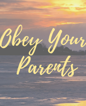 Obey Your Parents In The Lord – How to Live Ephesians 6:1