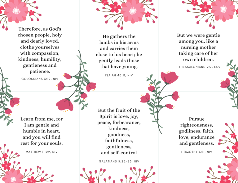 Bible Verse Cards - Free Printable Scripture Cards